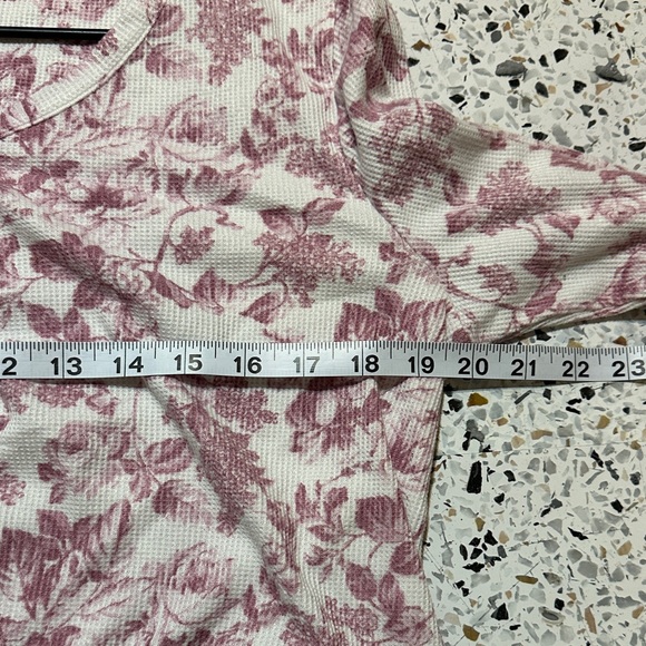 Laura Ashley Pink Floral Long Sleeve Top - Picture 7 of 9